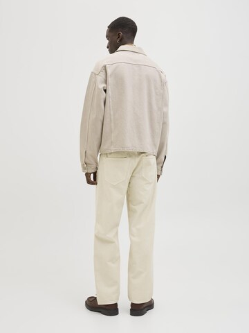 JACK & JONES Loose fit Jeans 'JJIEddie' in Beige