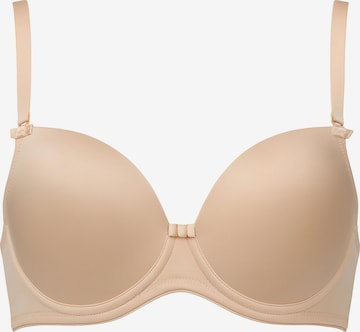 Vivisence T-shirt BH '1068' in Beige: voorkant