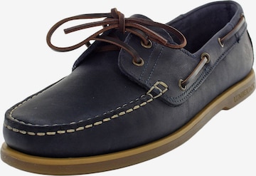 Lumberjack Lace-Up Shoes in Blue: front
