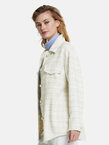 Veste mi-saison MADELEINE en blanc