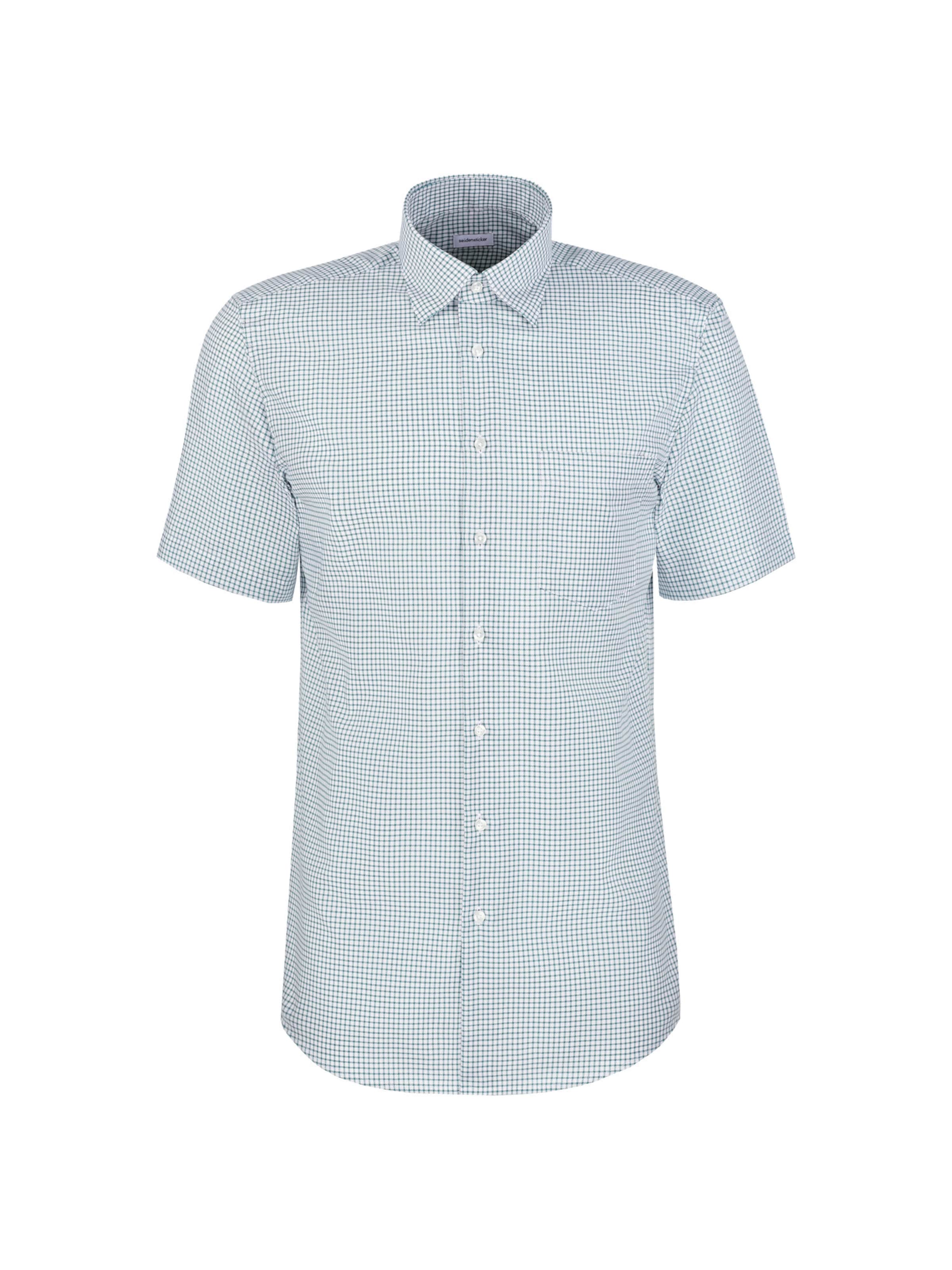 SEIDENSTICKER Regular fit Business shirt 'Classic Essentials' in Green: front