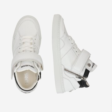 Zadig & Voltaire Hög sneaker i vit