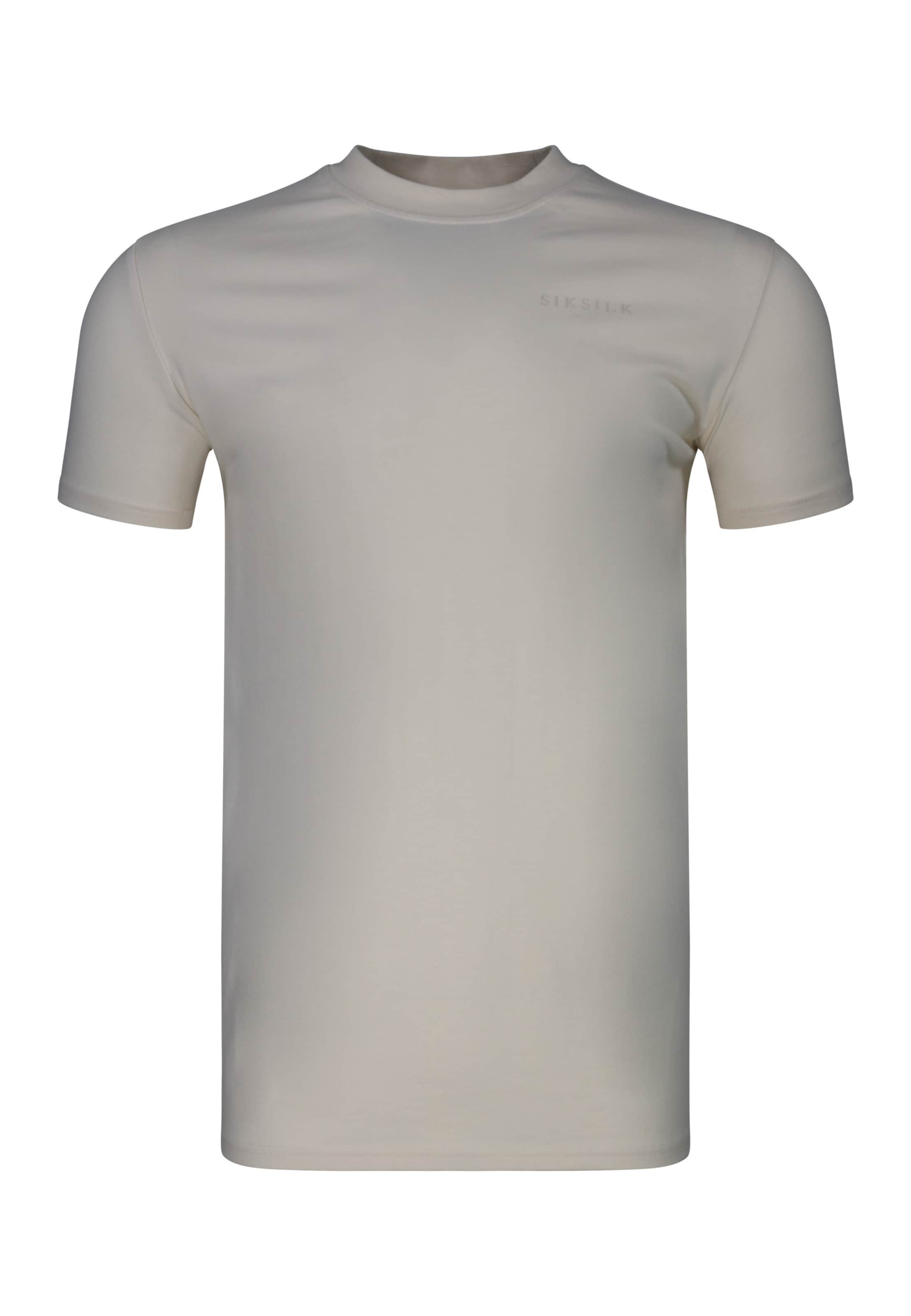 SikSilk Tričko – béžová: přední strana