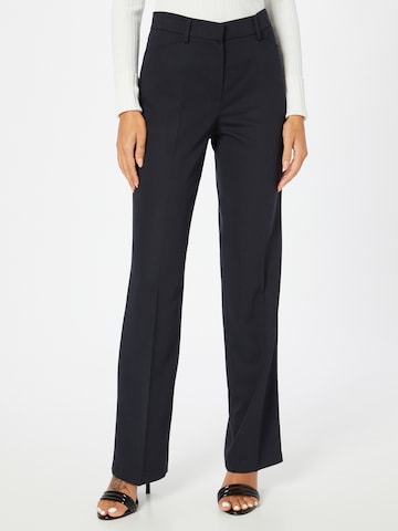 Regular Pantalon à plis GERRY WEBER en bleu : devant