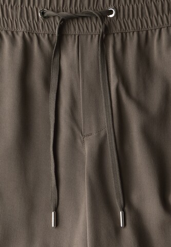 STREET ONE Wide leg Pants 'Emee' in Brown