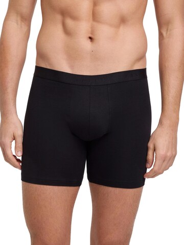 FALKE Boxer shorts '2-Pack Long Leg' in Black
