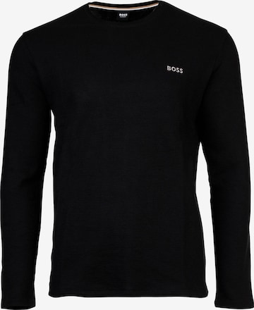 Maglietta di BOSS in nero: frontale