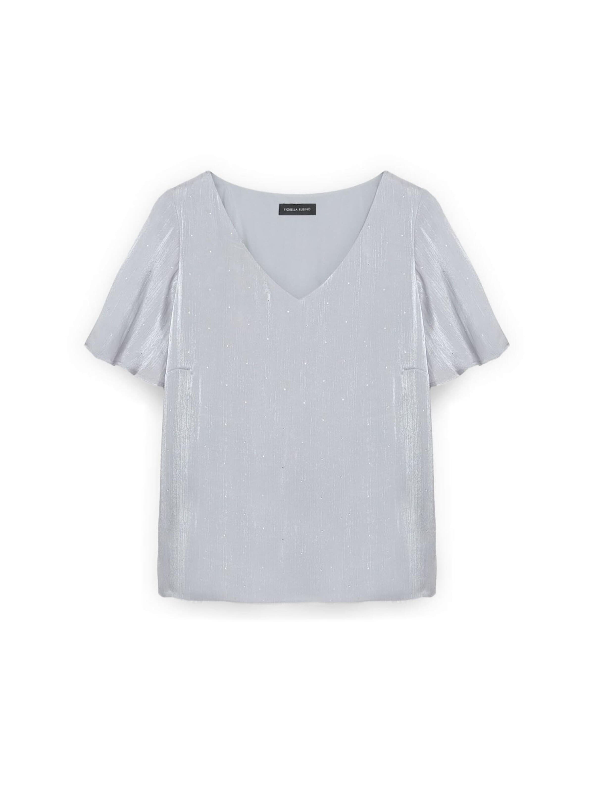 Fiorella Rubino Blouse in Grey: front