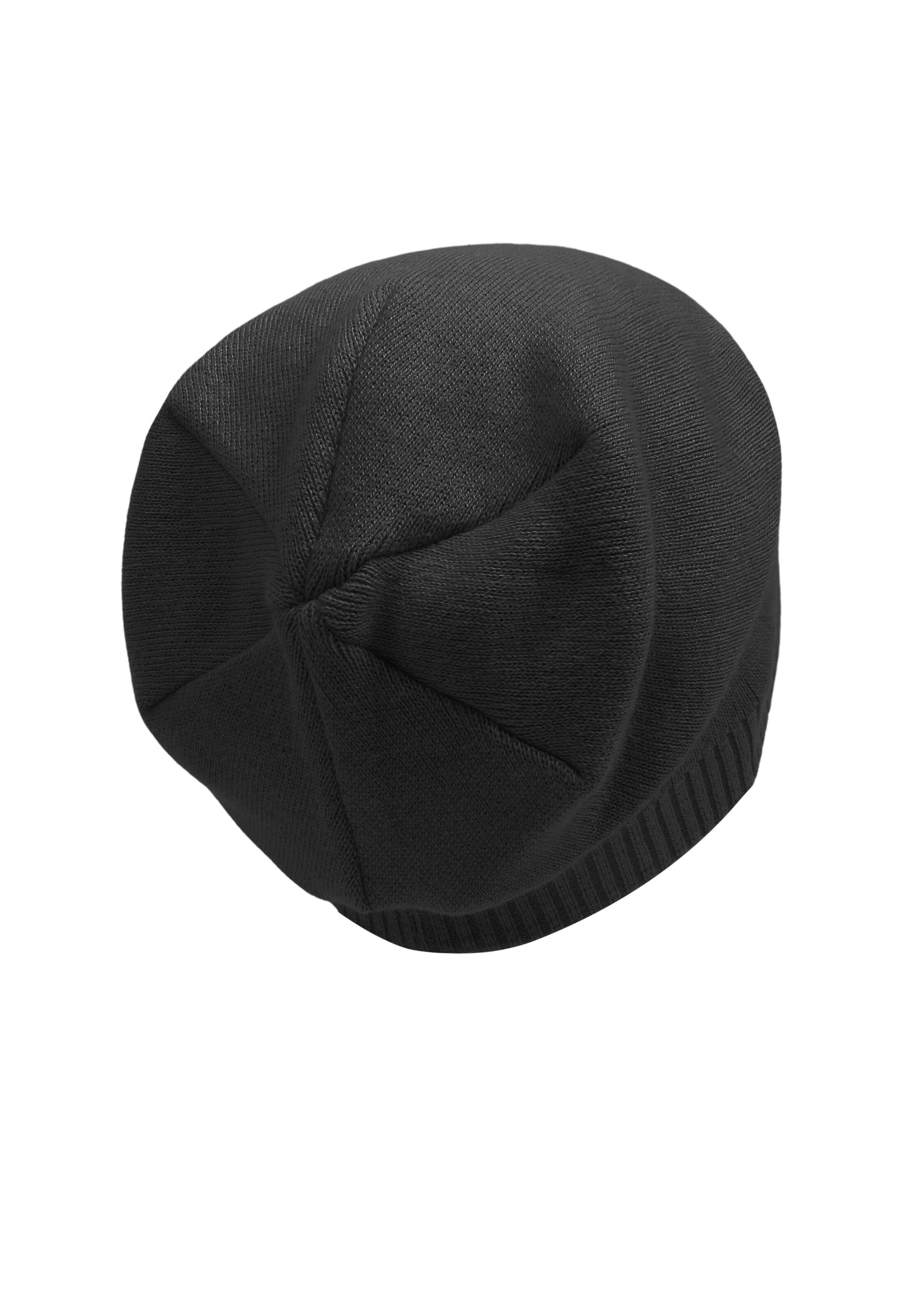 SAMAYA Mütze 'Elen', superweich und wärmend in Schwarz