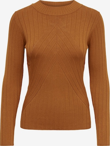 JDY Pullover 'JDYKate' in Braun: Vorderseite