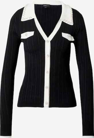 River Island Gebreid vest in Zwart: voorkant