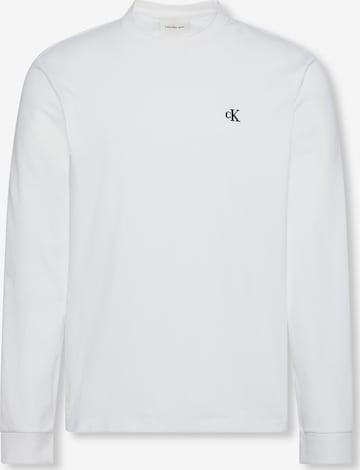 T-Shirt Calvin Klein Jeans en blanc : devant