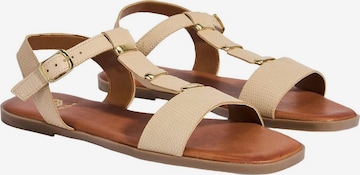 Desa Sandals 'Sandalen' in Beige: front