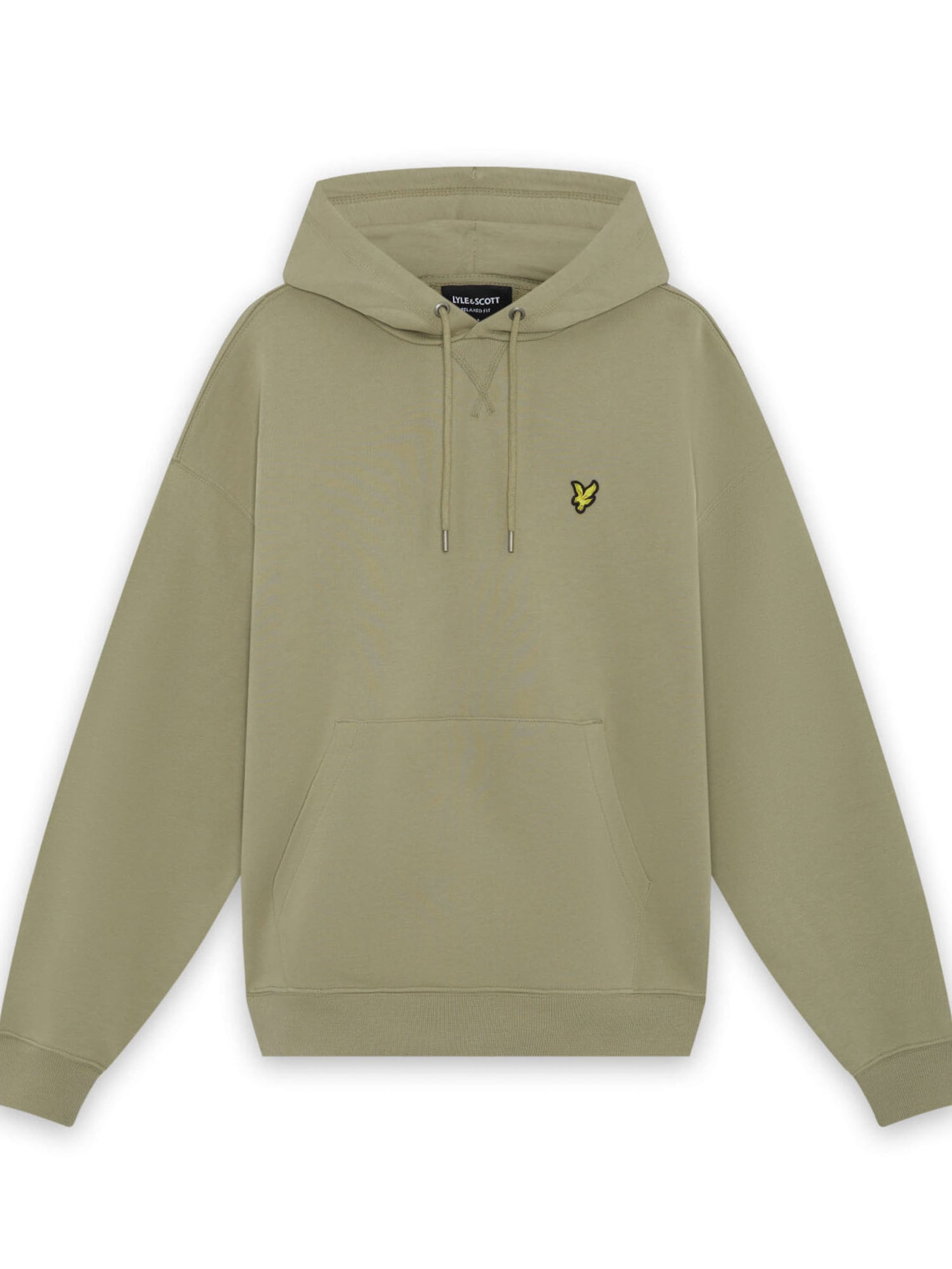 Sweat-shirt Lyle & Scott en beige : devant