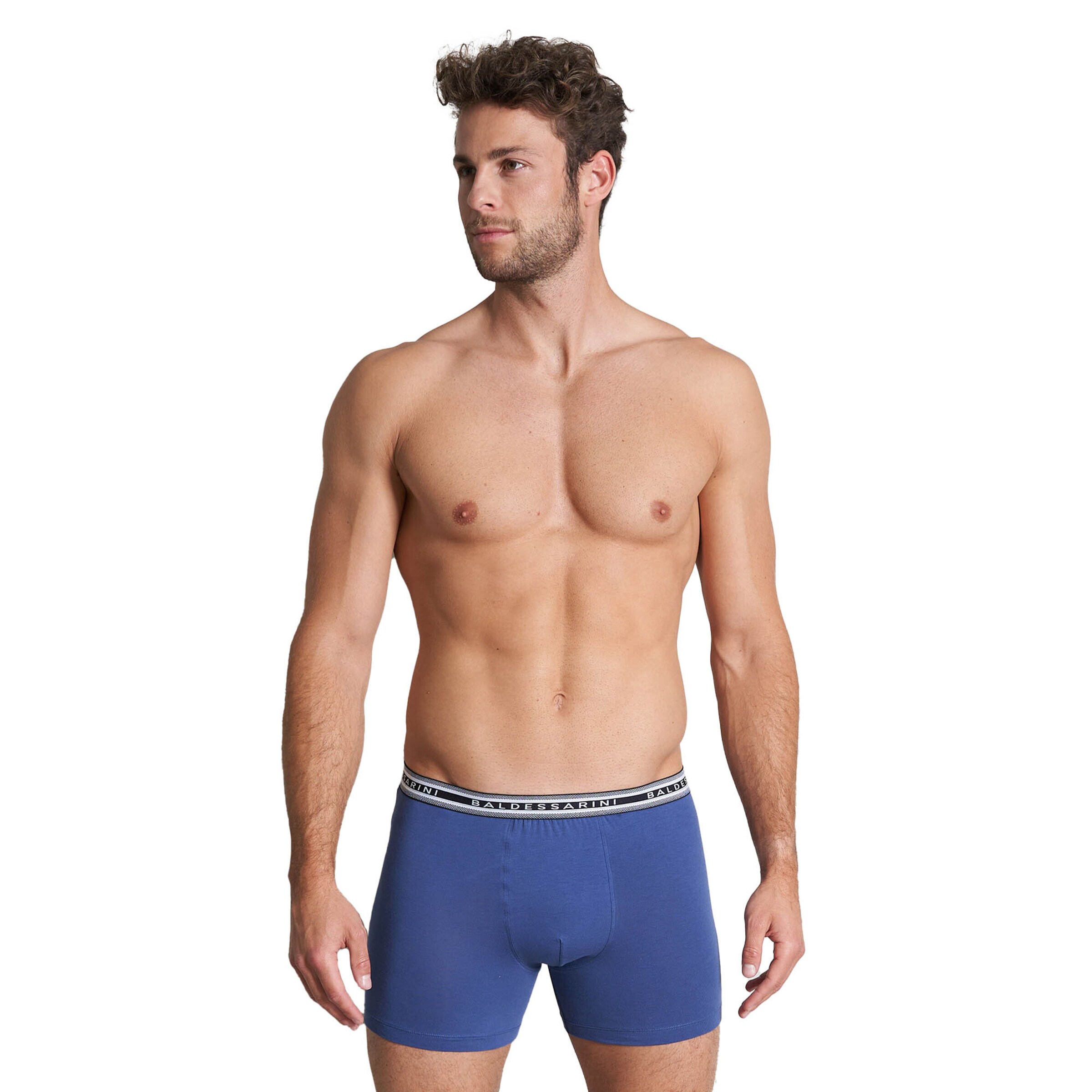 Baldessarini - Calzoncillo boxer en azul: frente