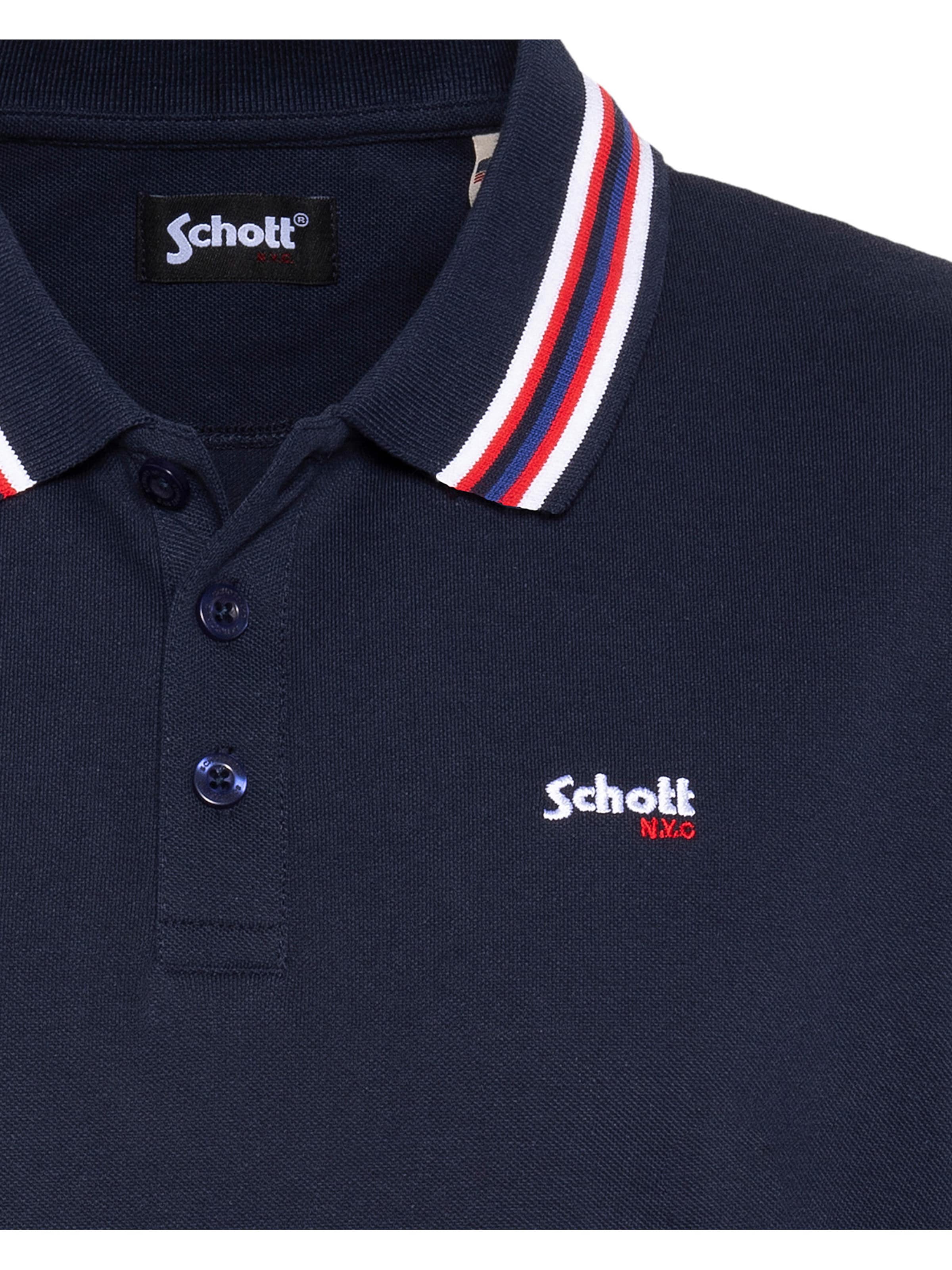 Schott NYC Shirt‌‌‌‌‌‌‌‌‌‌ in Blau