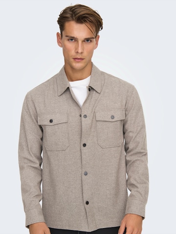 Only & Sons Between-Season Jacket 'ONSMARK' in Grey