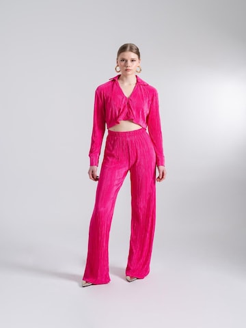 HOLLY LOLLY Kalhoty – pink: přední strana