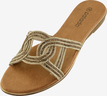 Palado Mules 'Hollis' in Beige: front