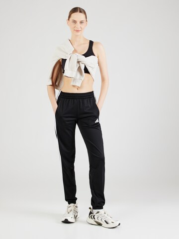 Effilé Pantalon de sport ADIDAS SPORTSWEAR en noir