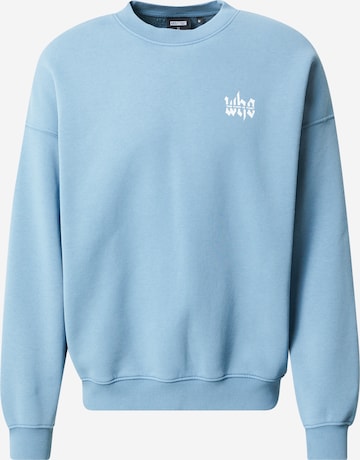 ABOUT YOU x Dardan Sweatshirt 'Jake' in Blue: front