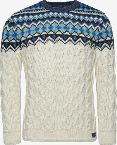 Superdry Sweater 'Vintage Fairisle' in Cream / Navy / Sky blue, Item view