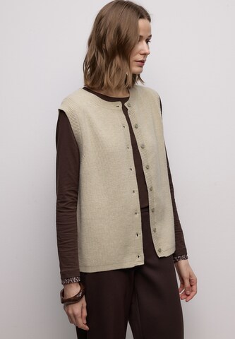 STREET ONE Knitted Vest in Beige