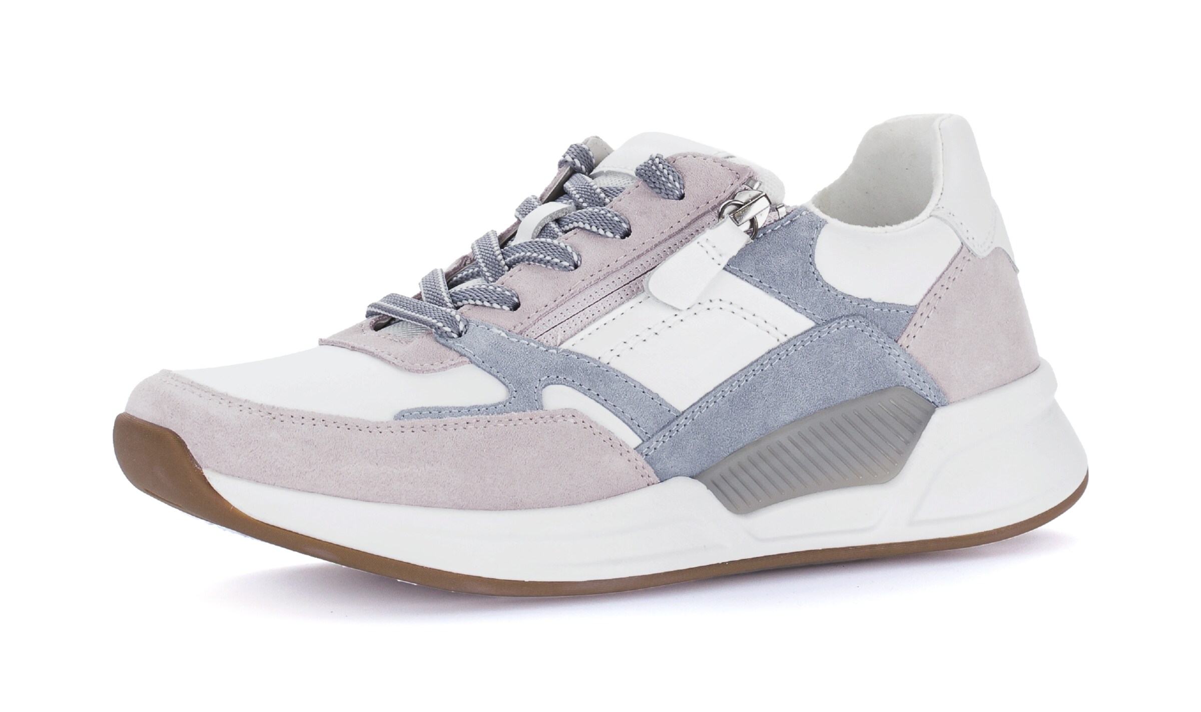 Gabor Rollingsoft Sneakers in White: front