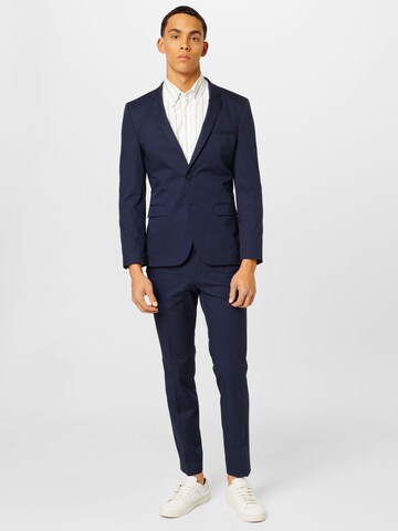 HUGO Regular Suit 'Hesten' in Blue: front