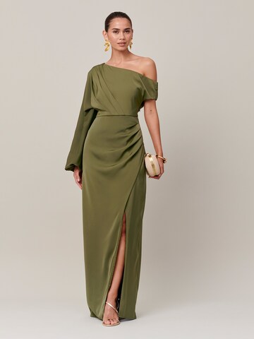 Sável - Vestido 'Cassis' en verde: frente