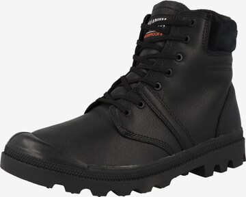 Palladium Veterboots 'Brousse' in Zwart: voorkant