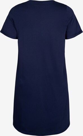 Zizzi - Camiseta de noche 'MALLY' en azul