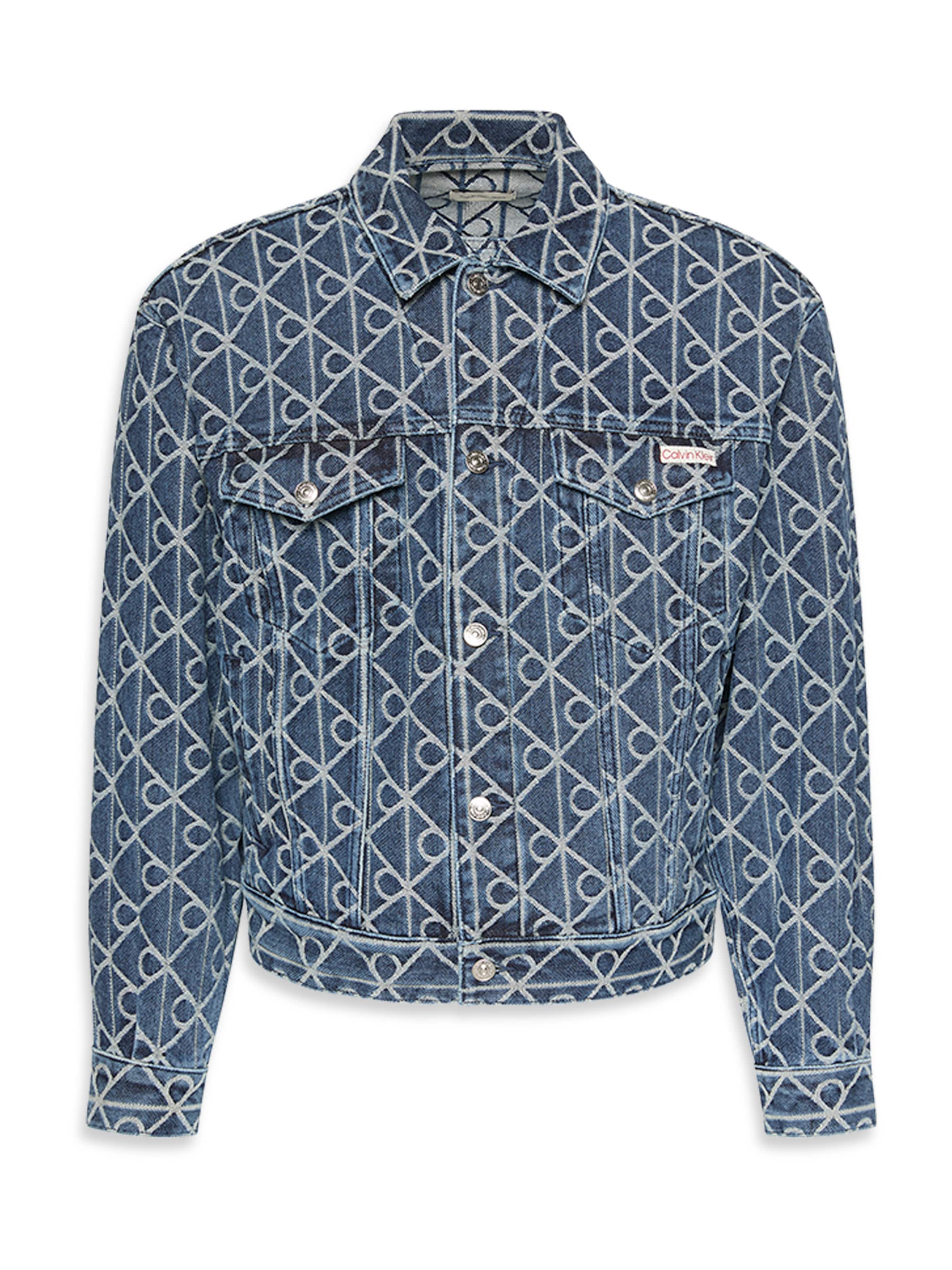 Calvin Klein Jeans - Casaco meia-estação '90s' em azul: frente