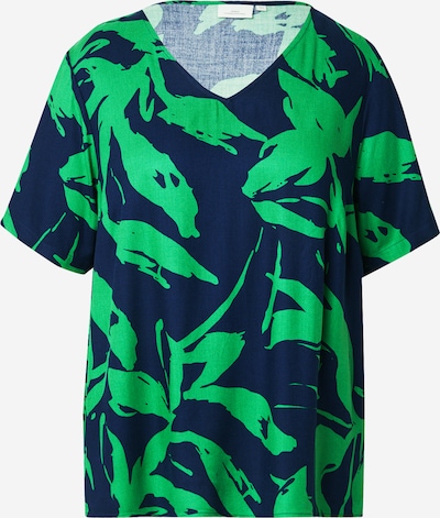 ONLY Carmakoma Blusa 'CARFlorra' en azul / verde, Vista del producto