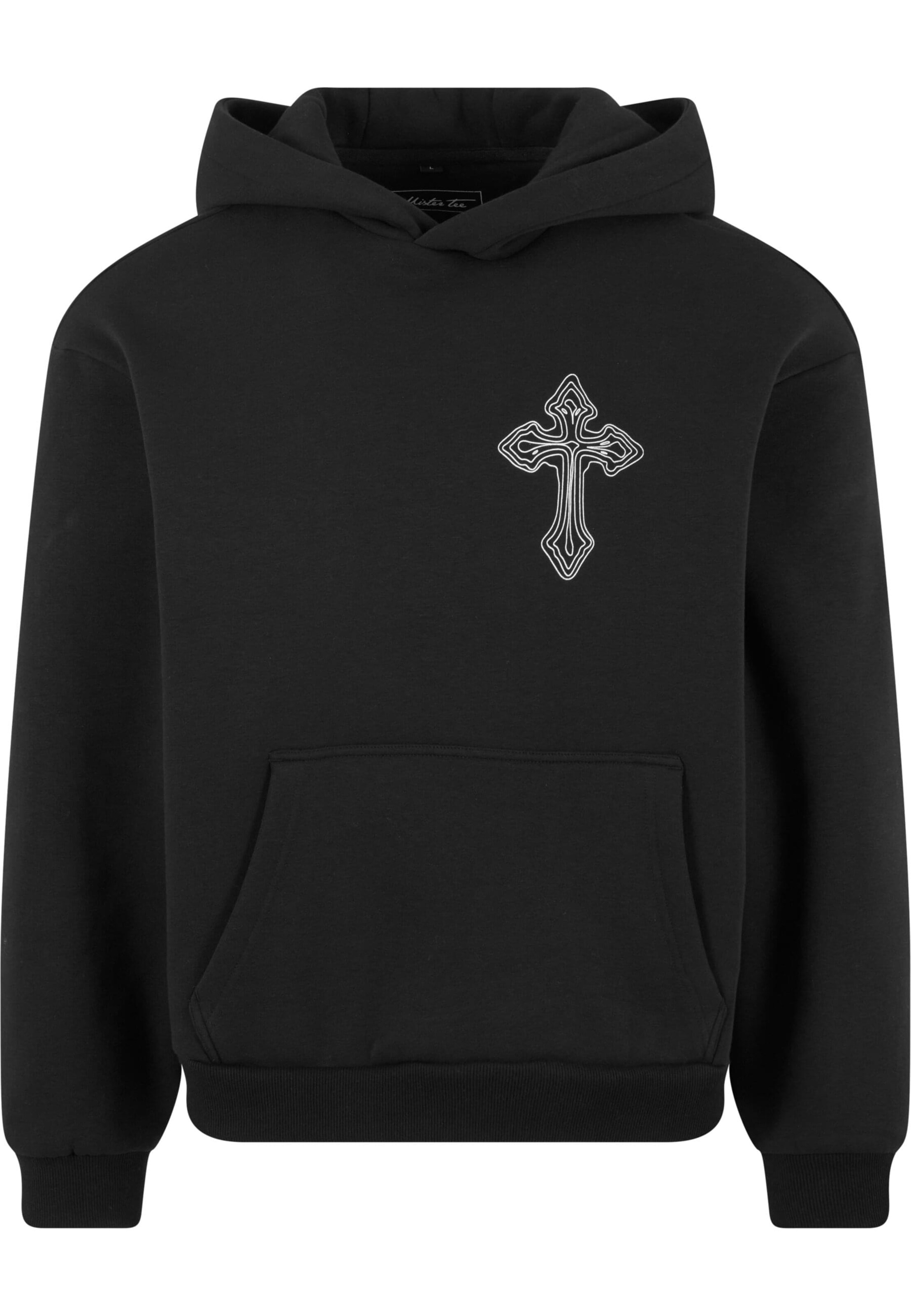 Mister Tee Tréning póló 'Innocent Face' - fekete: elől