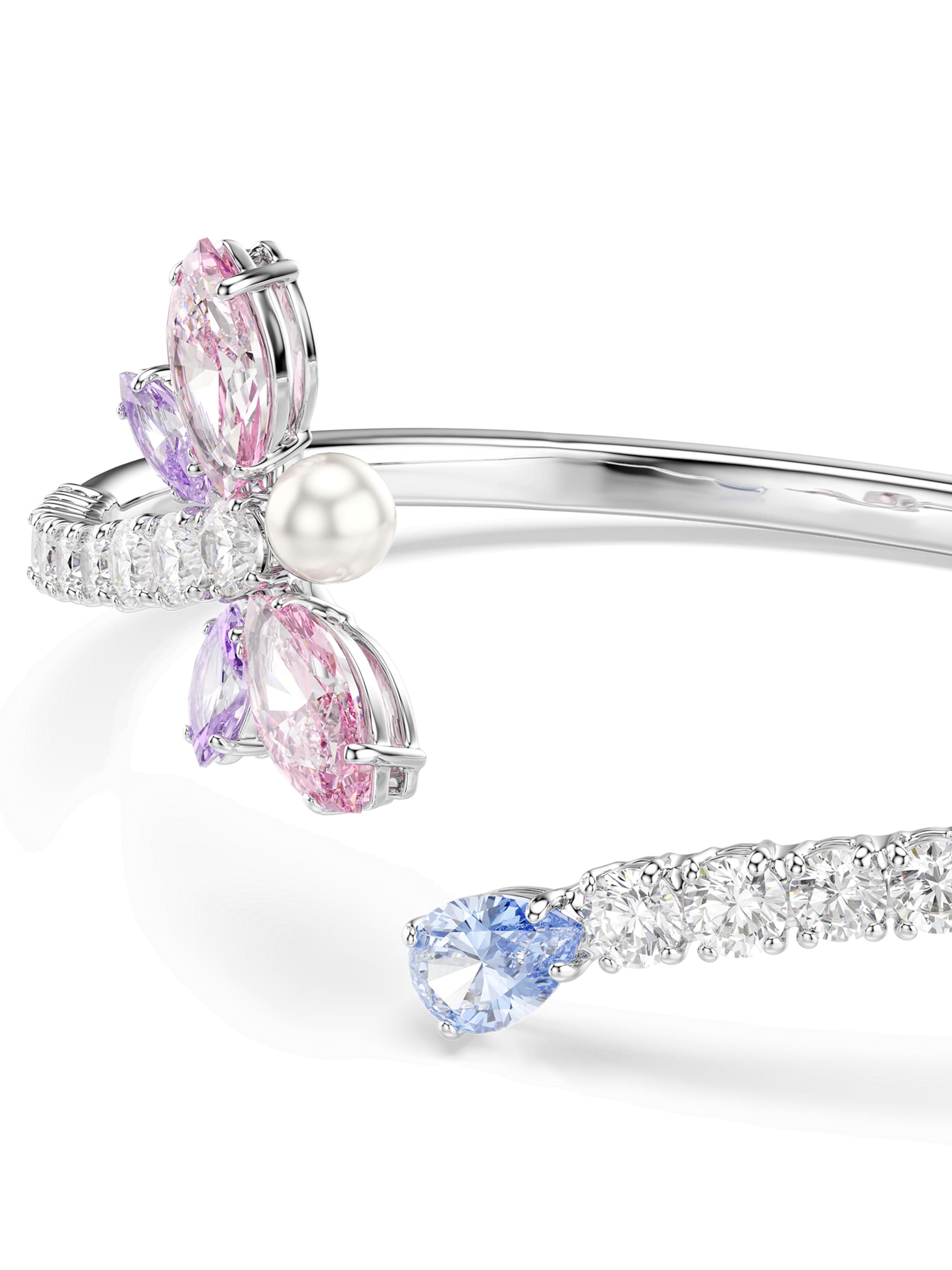 Brățară de la Swarovski pe argintiu