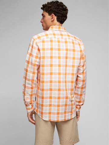 HECHTER PARIS Regular fit Overhemd in Oranje