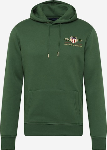 Sweat-shirt GANT en vert : devant