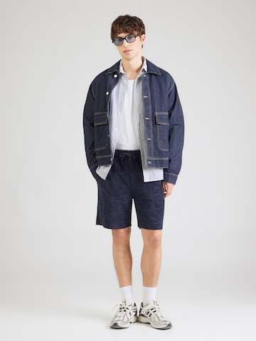 BOSS Regular Trousers in Blue