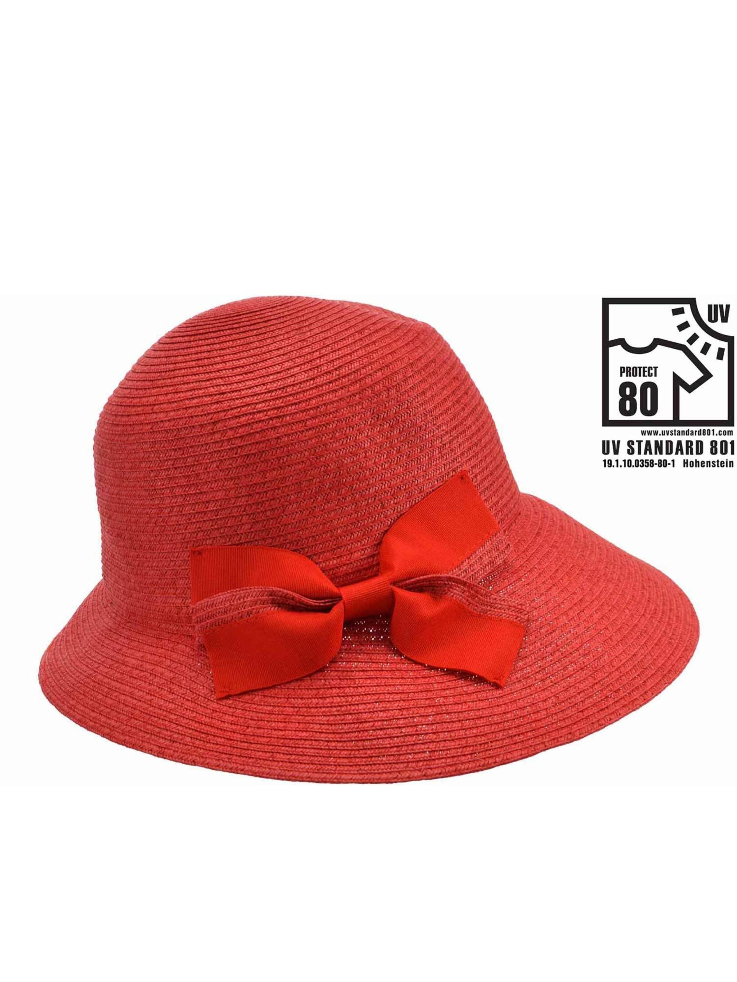 Seeberger Hat 'Hut' in Red: front