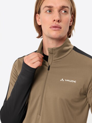 VAUDE Sports sweater 'Livigno' in Green