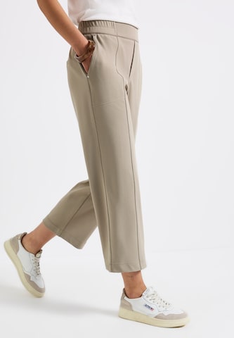 STREET ONE Regular Chinohose in Beige: Vorderseite