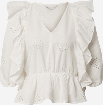 ONLY - Blusa 'Irma' en blanco: frente