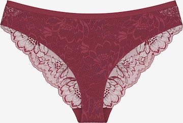 Slip ' Red Label Amourette Charm ' TRIUMPH en rouge : devant