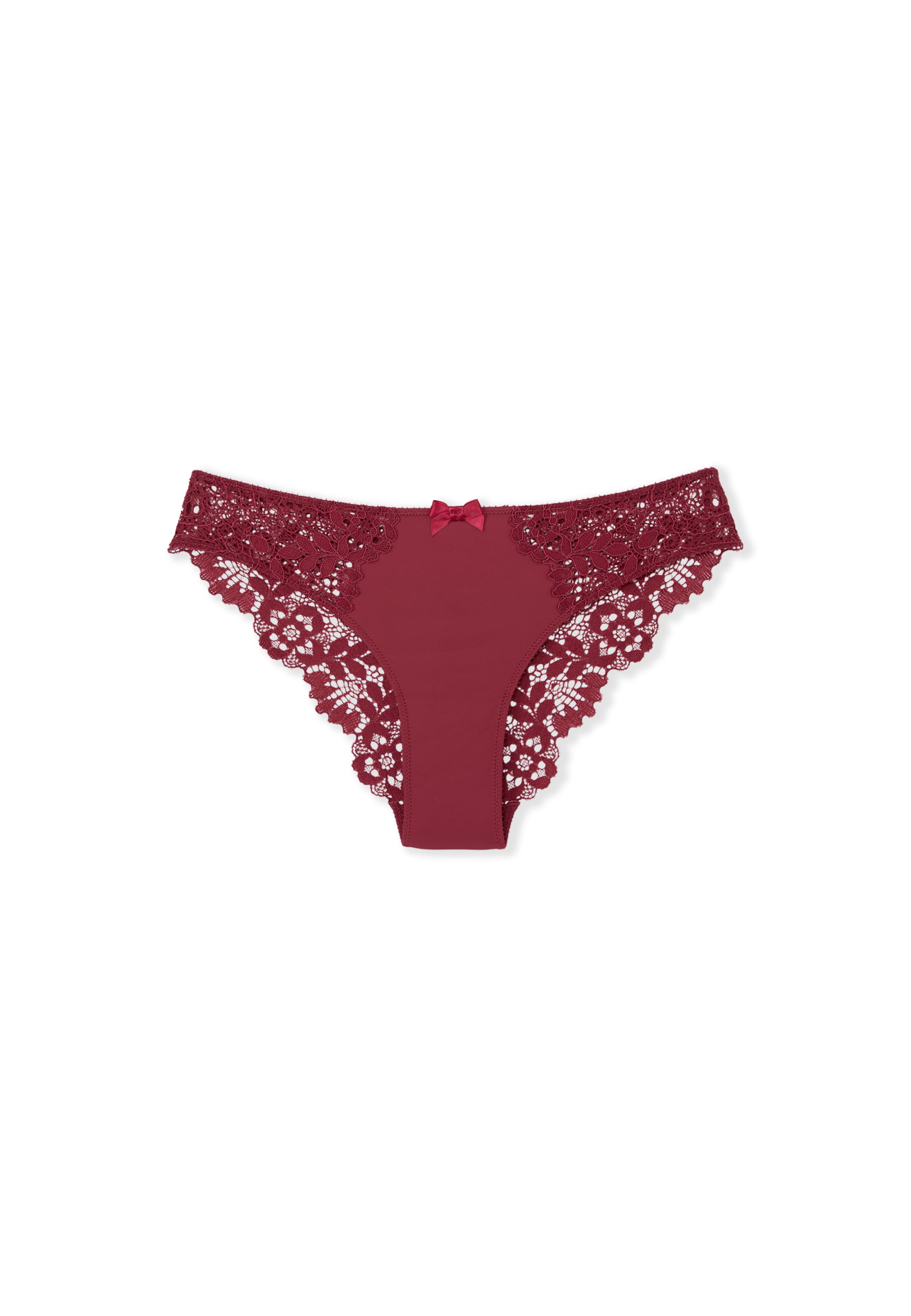 ETAM Slip 'Success' en XS en bordeaux, Vue avec produit