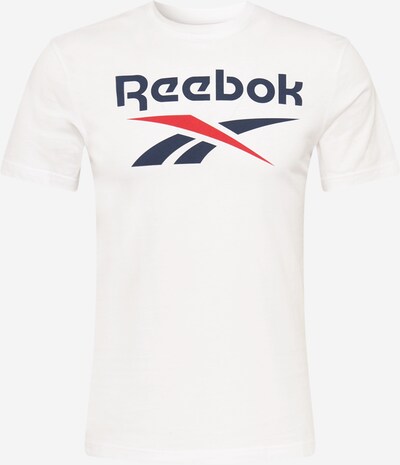 REEBOK T-Shirt in nachtblau / melone / weiß, Produktansicht