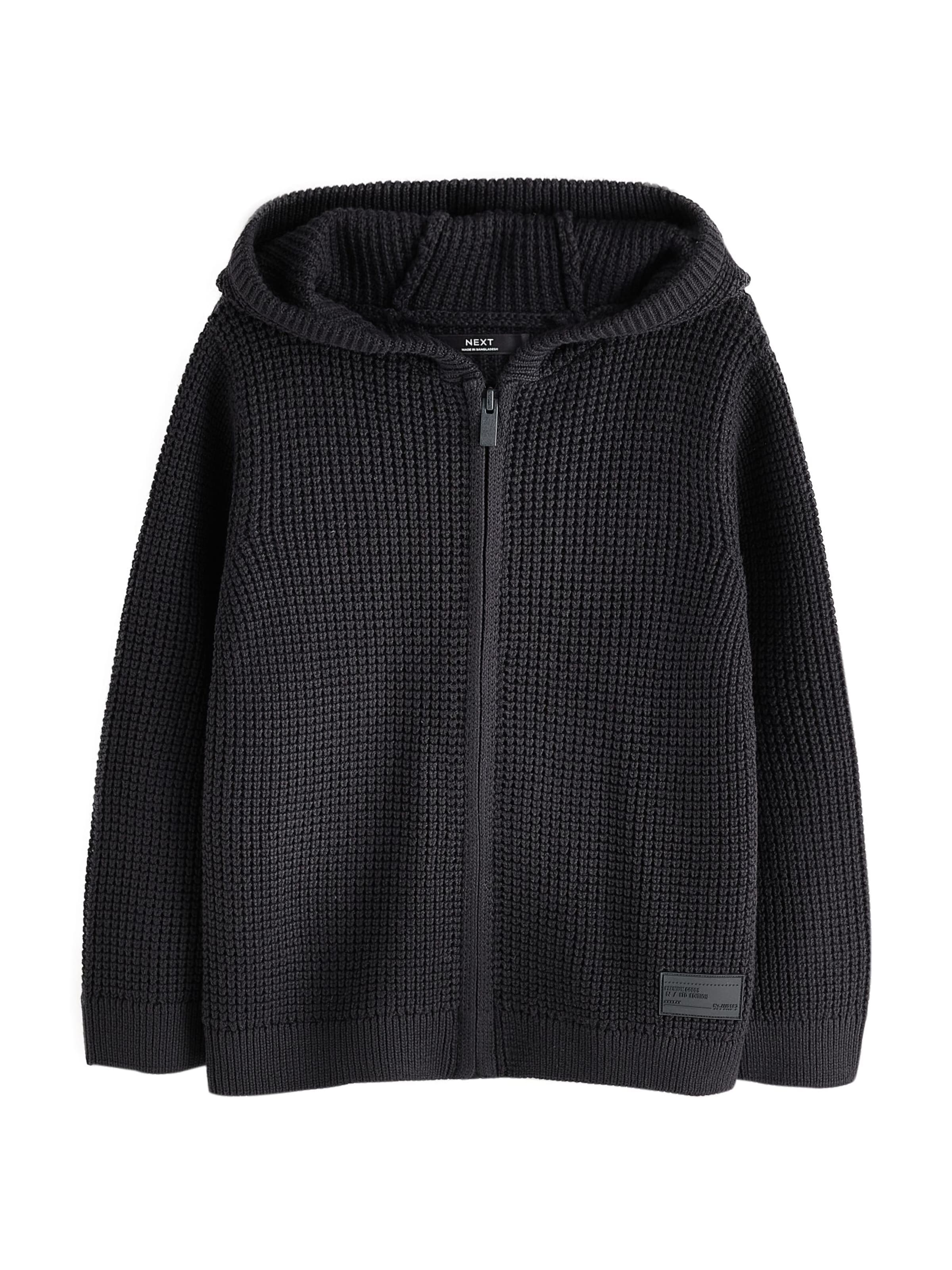 Next Knit cardigan in Black: front