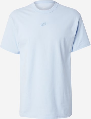 T-Shirt 'Premium Essentials' Nike Sportswear en bleu : devant