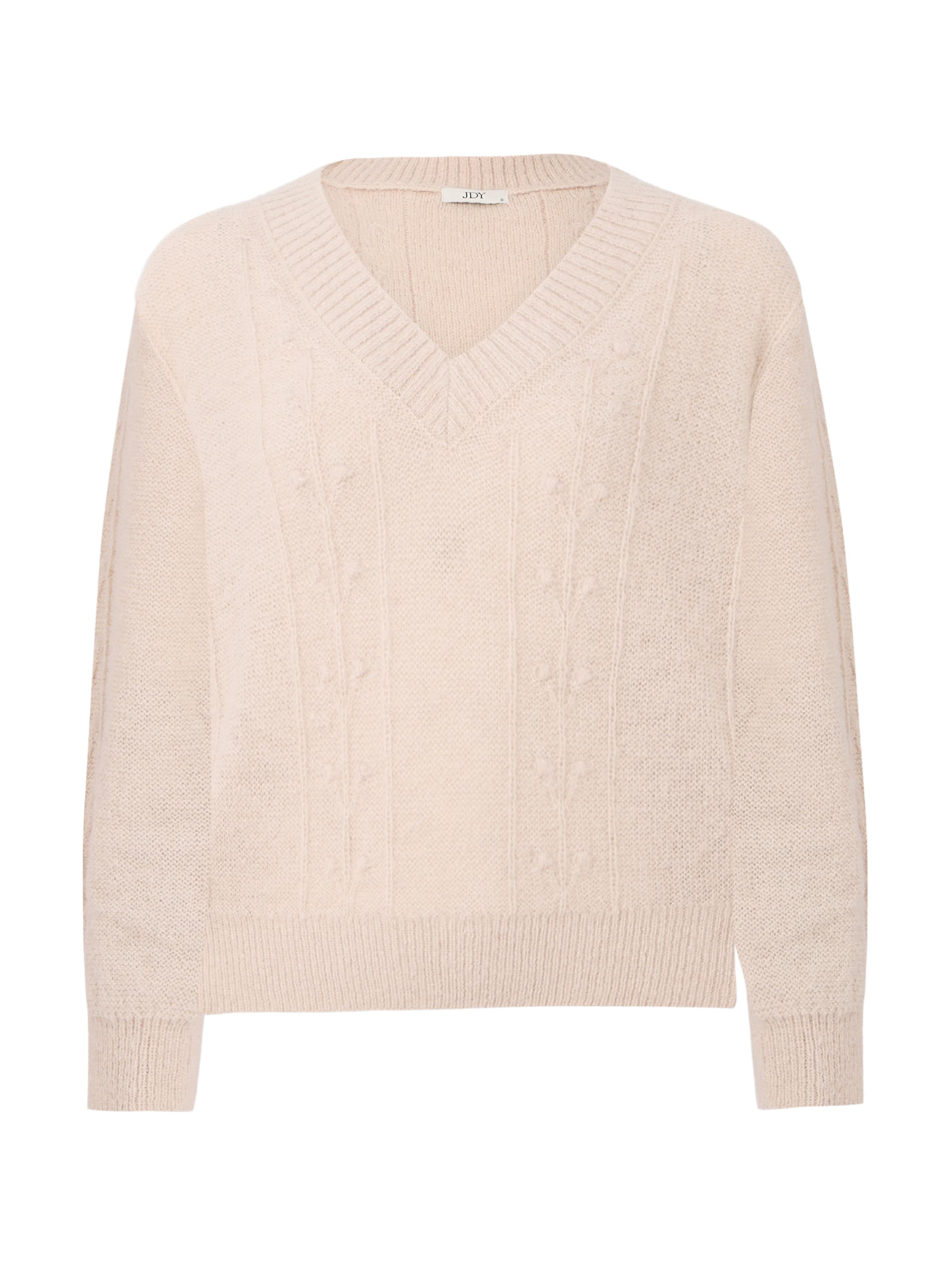 JDY Sweater 'JDYSIGRID' in Beige: front