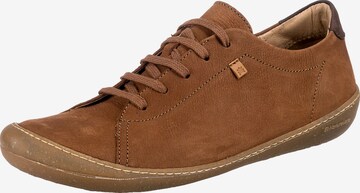 EL NATURALISTA Athletic Lace-Up Shoes 'Pawikan' in Brown: front